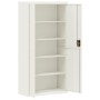 Armario archivador de acero blanco 90x40x180 cm en Armarios archivadores | Comprar online en Foru.es