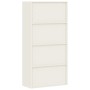 Armario archivador de acero blanco 90x40x180 cm en Armarios archivadores | Comprar online en Foru.es