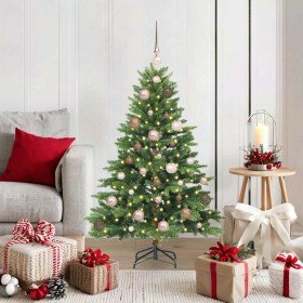 Árbol de Navidad artificial con 150 LED Verde 120 cm PE y PVC en Decoración Festiva y Estacional | Comprar online en Foru.es