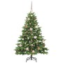 Árbol de Navidad artificial con 150 LED Verde 120 cm PE y PVC en Decoración Festiva y Estacional | Comprar online en Foru.es