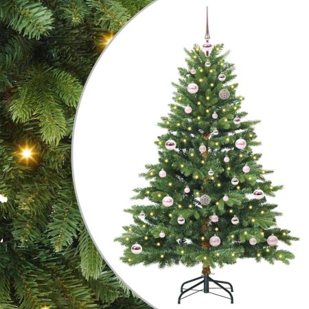 Árbol de Navidad artificial con 150 LED Verde 150 cm PE y PVC en Decoración Festiva y Estacional | Comprar online en Foru.es