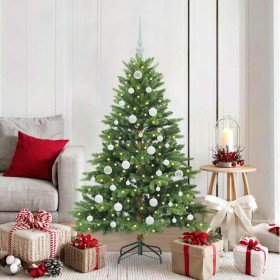 Árbol de Navidad artificial con 150 LED Verde 150 cm PE y PVC en Decoración Festiva y Estacional | Comprar online en Foru.es