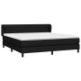 Cama box spring con colchón tela negro 180x200 cm de vidaXL, Camas y somieres - Ref: Foro24-3126103, Precio: 581,56 €, Descue...