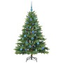 Árbol de Navidad artificial con 150 LED Verde 150 cm PE y PVC en Decoración Festiva y Estacional | Comprar online en Foru.es