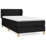 Cama box spring con colchón tela negro 90x190 cm de vidaXL, Camas y somieres - Ref: Foro24-3126607, Precio: 317,19 €, Descuen...