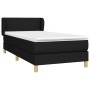 Cama box spring con colchón tela negro 90x190 cm de vidaXL, Camas y somieres - Ref: Foro24-3126607, Precio: 317,19 €, Descuen...
