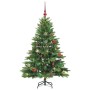 Árbol de Navidad artificial con 150 LED Verde 150 cm PE y PVC en Decoración Festiva y Estacional | Comprar online en Foru.es