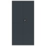 Taquilla de acero gris antracita 90x40x180 cm en Armarios archivadores | Comprar online en Foru.es