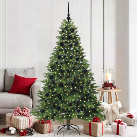 Árbol de Navidad artificial con 300 LED Verde 180 cm PE y PVC en Decoración Festiva y Estacional | Comprar online en Foru.es