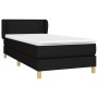 Cama box spring con colchón tela negro 100x200 cm de vidaXL, Camas y somieres - Ref: Foro24-3126703, Precio: 318,45 €, Descue...