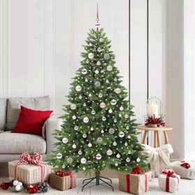 Árbol de Navidad artificial con 300 LED Verde 180 cm PE y PVC en Decoración Festiva y Estacional | Comprar online en Foru.es