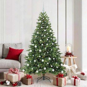 Árbol de Navidad artificial con 300 LED Verde 180 cm PE y PVC en Decoración Festiva y Estacional | Comprar online en Foru.es
