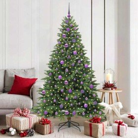 Árbol de Navidad artificial con 300 LED Verde 180 cm PE y PVC en Decoración Festiva y Estacional | Comprar online en Foru.es