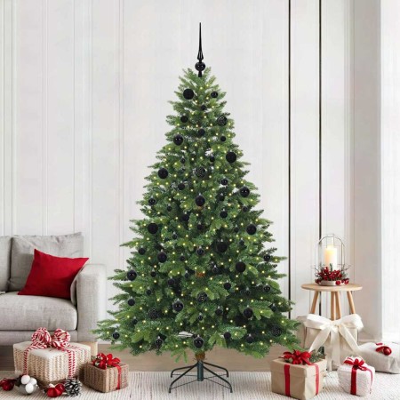 Árbol de Navidad artificial con 300 LED Verde 210 cm PE y PVC en Decoración Festiva y Estacional | Comprar online en Foru.es