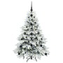 Árbol de Navidad artificial con 150 LED 120 cm PE y PVC en Decoración Festiva y Estacional | Comprar online en Foru.es