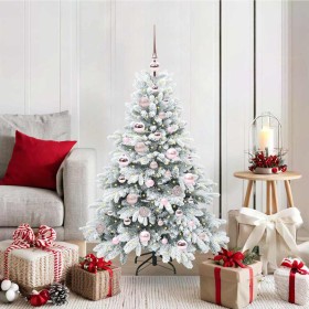 Árbol de Navidad artificial con 150 LED 120 cm PE y PVC en Decoración Festiva y Estacional | Comprar online en Foru.es