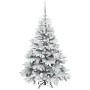 Árbol de Navidad artificial con 150 LED 120 cm PE y PVC en Decoración Festiva y Estacional | Comprar online en Foru.es