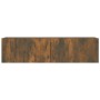 Mueble de pared TV contrachapado roble ahumado 120x30x30 cm de vidaXL, Muebles TV - Ref: Foro24-815099, Precio: 50,98 €, Desc...