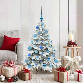 Árbol de Navidad artificial con 150 LED 120 cm PE y PVC en Decoración Festiva y Estacional | Comprar online en Foru.es