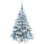 Árbol de Navidad artificial con 150 LED 120 cm PE y PVC en Decoración Festiva y Estacional | Comprar online en Foru.es