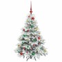 Árbol de Navidad artificial con 150 LED 120 cm PE y PVC en Decoración Festiva y Estacional | Comprar online en Foru.es