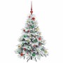 Árbol de Navidad artificial con 150 LED 120 cm PE y PVC en Decoración Festiva y Estacional | Comprar online en Foru.es