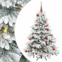 Árbol de Navidad artificial con 150 LED 150 cm PE y PVC en Decoración Festiva y Estacional | Comprar online en Foru.es