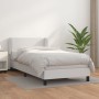 Cama box spring con colchón cuero sintético blanco 80x200 cm de vidaXL, Camas y somieres - Ref: Foro24-3127158, Precio: 298,8...