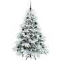 Árbol de Navidad artificial con 150 LED 150 cm PE y PVC en Decoración Festiva y Estacional | Comprar online en Foru.es