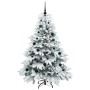Árbol de Navidad artificial con 150 LED 150 cm PE y PVC en Decoración Festiva y Estacional | Comprar online en Foru.es