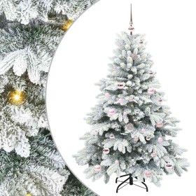 Árbol de Navidad artificial con 150 LED 150 cm PE y PVC en Decoración Festiva y Estacional | Comprar online en Foru.es