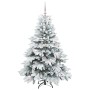 Árbol de Navidad artificial con 150 LED 150 cm PE y PVC en Decoración Festiva y Estacional | Comprar online en Foru.es
