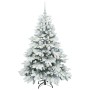 Árbol de Navidad artificial con 150 LED 150 cm PE y PVC en Decoración Festiva y Estacional | Comprar online en Foru.es