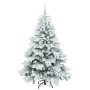 Árbol de Navidad artificial con 150 LED 150 cm PE y PVC en Decoración Festiva y Estacional | Comprar online en Foru.es