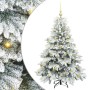 Árbol de Navidad artificial con 150 LED 150 cm PE y PVC en Decoración Festiva y Estacional | Comprar online en Foru.es