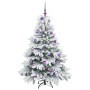 Árbol de Navidad artificial con 150 LED 150 cm PE y PVC en Decoración Festiva y Estacional | Comprar online en Foru.es