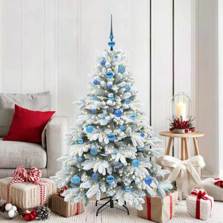 Árbol de Navidad artificial con 150 LED 150 cm PE y PVC en Decoración Festiva y Estacional | Comprar online en Foru.es