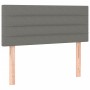 Cama box spring con colchón tela gris oscuro 100x200 cm de vidaXL, Camas y somieres - Ref: Foro24-3126302, Precio: 333,90 €, ...