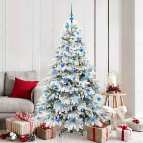 Árbol de Navidad artificial con 300 LED 180 cm PE y PVC en Decoración Festiva y Estacional | Comprar online en Foru.es