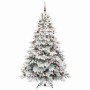 Árbol de Navidad artificial con 300 LED 210 cm PE y PVC en Decoración Festiva y Estacional | Comprar online en Foru.es