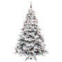 Árbol de Navidad artificial con 300 LED 210 cm PE y PVC en Decoración Festiva y Estacional | Comprar online en Foru.es