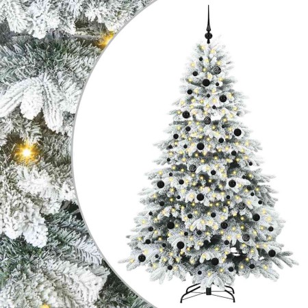 Árbol de Navidad artificial con 300 LED 210 cm PE y PVC en Decoración Festiva y Estacional | Comprar online en Foru.es