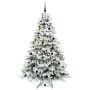 Árbol de Navidad artificial con 300 LED 210 cm PE y PVC en Decoración Festiva y Estacional | Comprar online en Foru.es