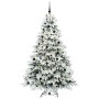 Árbol de Navidad artificial con 300 LED 210 cm PE y PVC en Decoración Festiva y Estacional | Comprar online en Foru.es