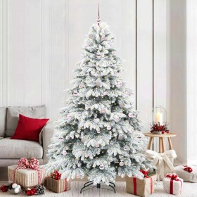 Árbol de Navidad artificial con 300 LED 210 cm PE y PVC en Decoración Festiva y Estacional | Comprar online en Foru.es