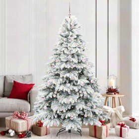 Árbol de Navidad artificial con 300 LED 210 cm PE y PVC en Decoración Festiva y Estacional | Comprar online en Foru.es