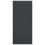 Armario archivador de acero gris antracita 90x40x200 cm en Armarios archivadores | Comprar online en Foru.es