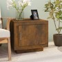 Mesa de centro madera contrachapada roble ahumado 51x50x45 cm de vidaXL, Mesas de centro - Ref: Foro24-817228, Precio: 42,88 ...