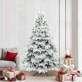 Árbol de Navidad artificial con 300 LED 210 cm PE y PVC en Decoración Festiva y Estacional | Comprar online en Foru.es