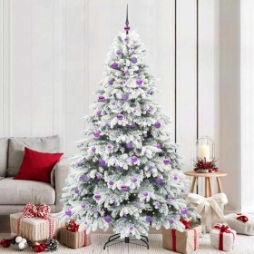 Árbol de Navidad artificial con 300 LED 210 cm PE y PVC en Decoración Festiva y Estacional | Comprar online en Foru.es